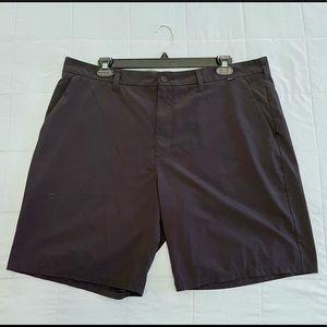 Hurley Men's Size 40 Black Phantom Hybrid 9" Short Slant Pockets